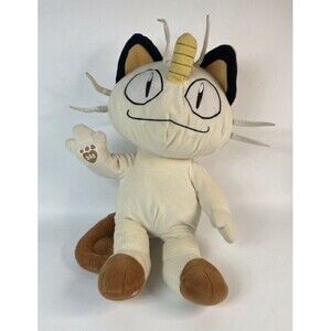 Build-A-Bear Workshop Pokemon MEOWTH 18" Stuffed Plush BAB Collectors Edition